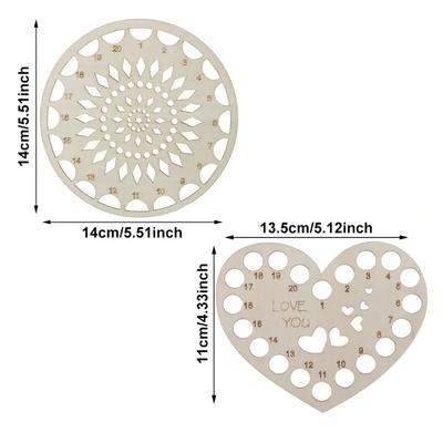 Hot New Wood Embroidery Floss Organizer Cross Stitch Needle Thread Storage Holder Finishing Tools DIY Crafts Sewing Accessories