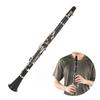 Clarinet Set 17 Key Wood Bb with Cleaning Cloth Reed Screwdriver Box Musical InstrumentBlack