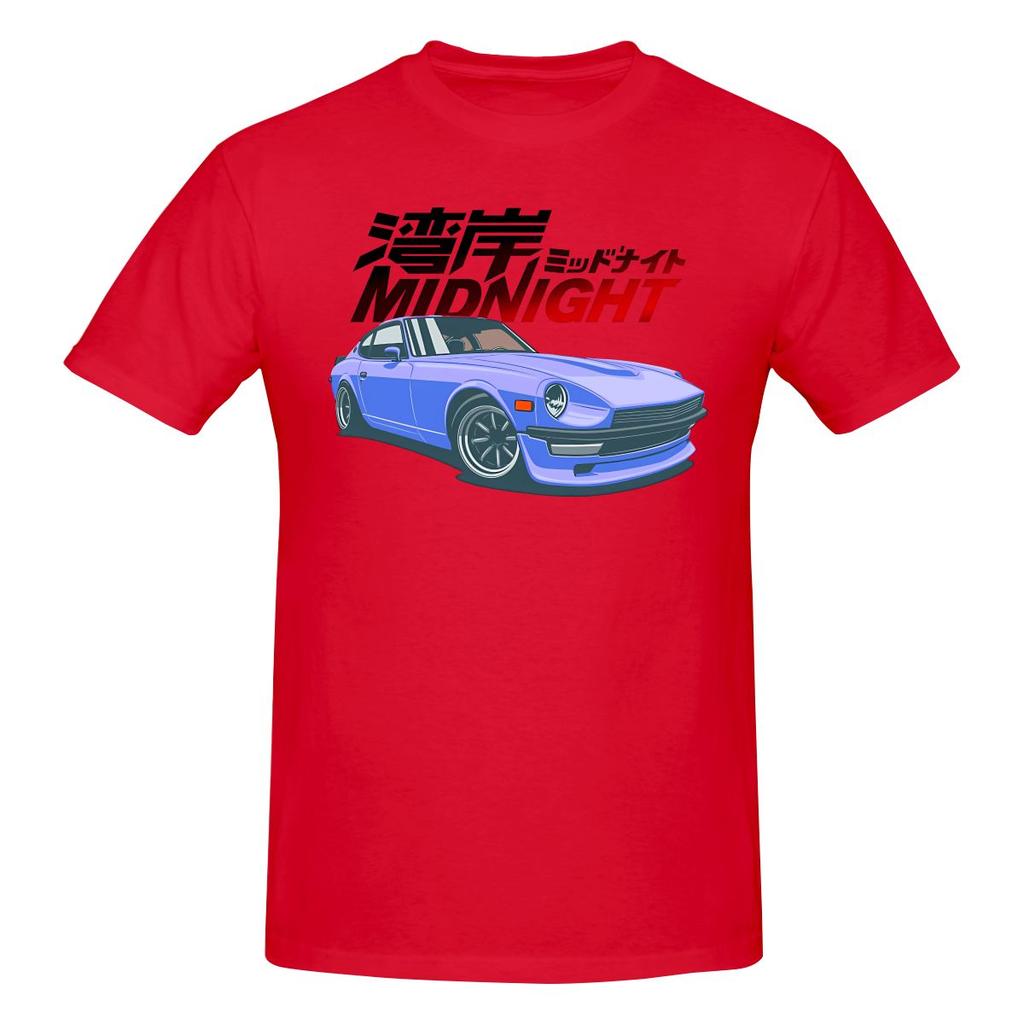 Wangan Midnight Asakura Akios Devil Z Crew Neck Tshirt Casual Girlish Feeling Print Does Not Fade Cotton Tee