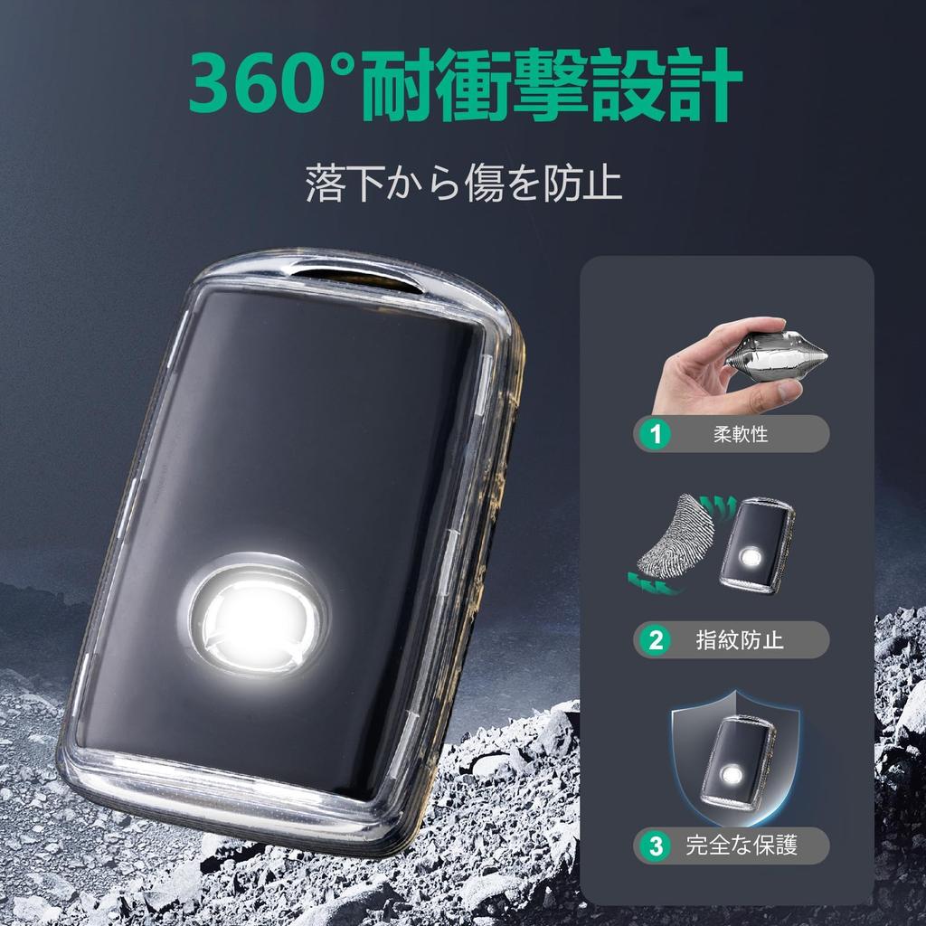 [Unhoke] CX8 Key Case, Clear, CX5 Key Cover, Transparent, Compatible with MX30, CX60, CX-30,