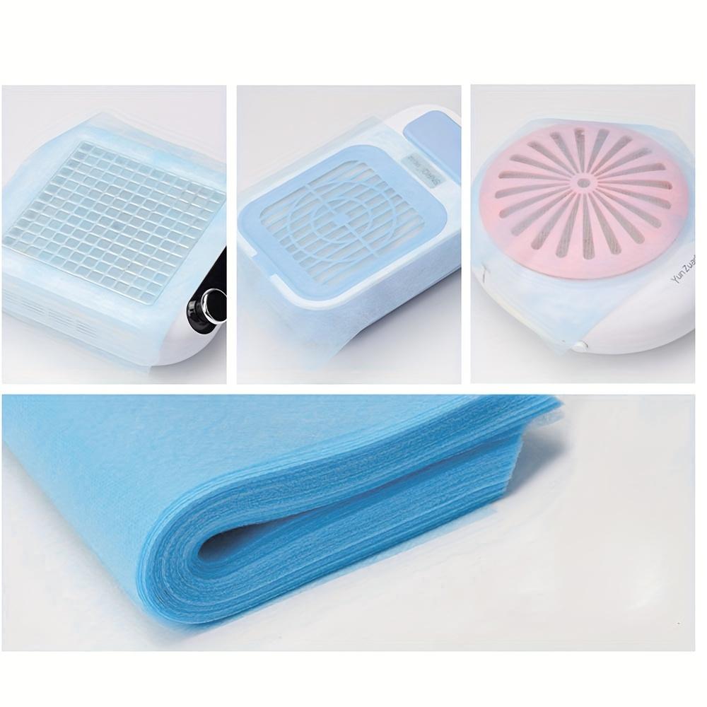 100pcs Nail Art Dust Collector Filters - Professional Manicure Machine Dust Absorption Sheets, Efficient Nail Studio Accessory, Easy To Use & Clean