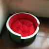 Cartoon Watermelon Shaped Kennel House for Cats Puppies Warm Dog Bed Mat Sofa Pet Cat Bed for Dogs Fruit Bed