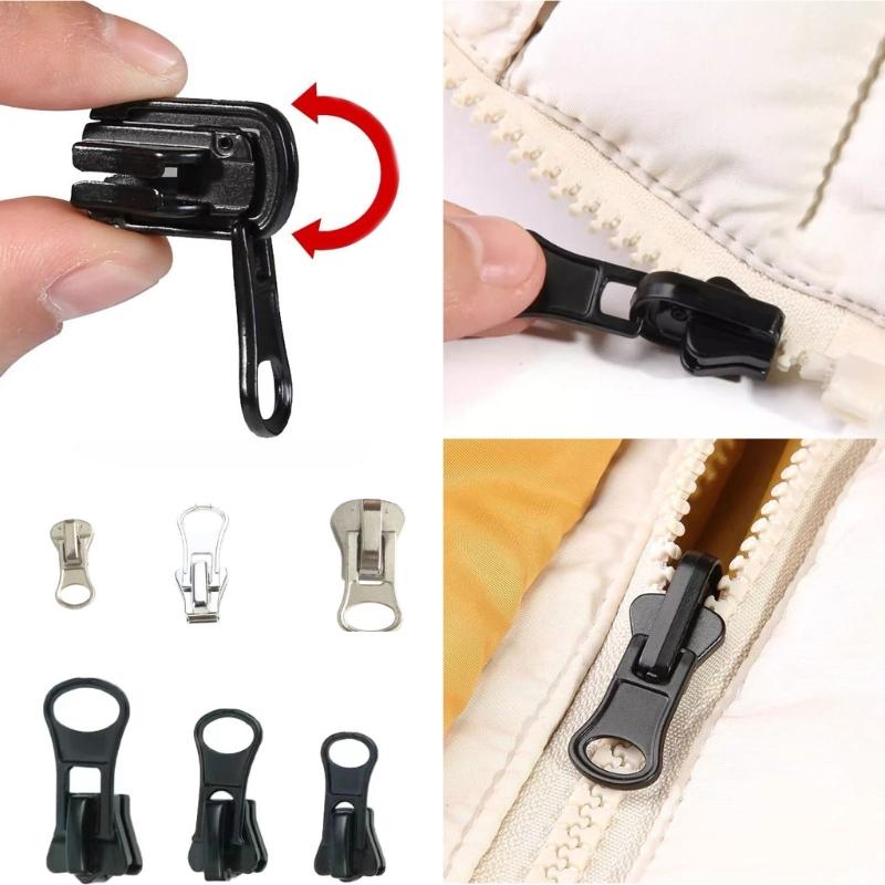 10pcs #3 #5 #8 Zippers Sliders Zippers Repair Zips Zippers Pullers Replacement Zippers for Jackets Suitcases Backpacks