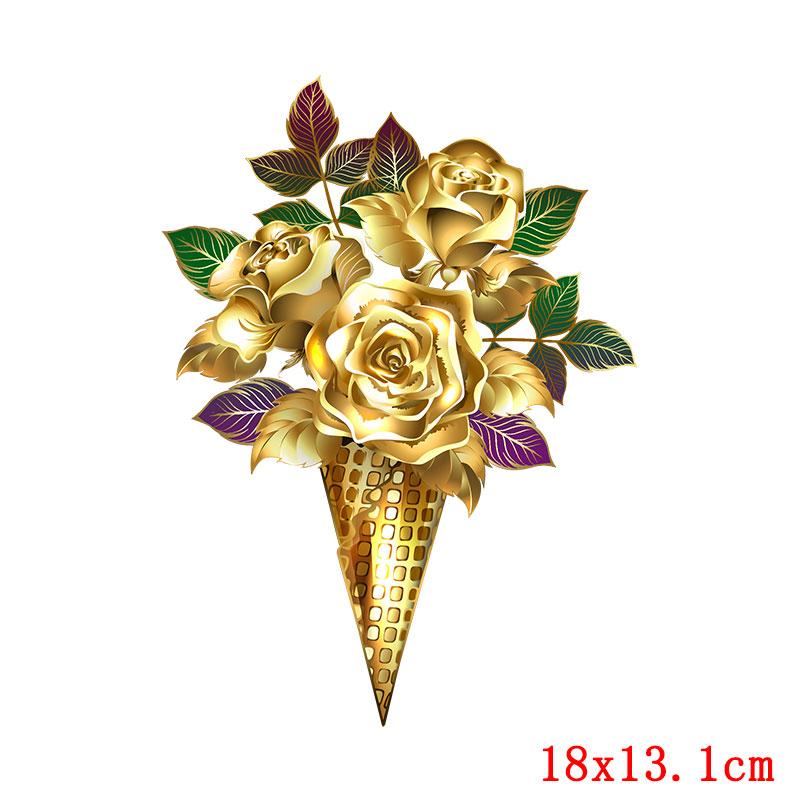 Cartoon Animal Applique Iron On Transfer Funny Pumpkin Heat Transfer Patch For Clothes Hippie Cat Thermal Stickers On Clothes