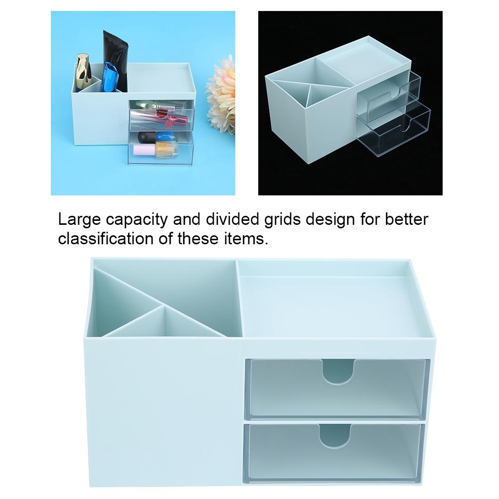 Desktop Multifunction Drawer Jewelry Stationery Storage Box Container Makeup Case Holder   Home