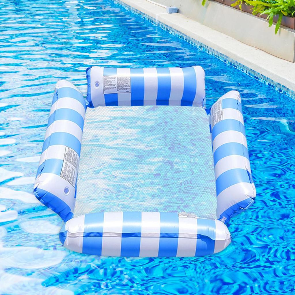 Chair, Inflatable Recliner, Buoyancy Bed Float Lounge Water Hammock for Beach,