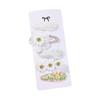 5Pcs/Set Cute BB Clips Set Sweet Floral Barrettes Fashion Daisy Hairpins  Women Girls