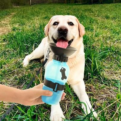 1pc Dog Water Bottle, Leak-proof Pet Drinker For Hydration On-the-go, Suitable For Outdoor Adventures, Walks And Travelling