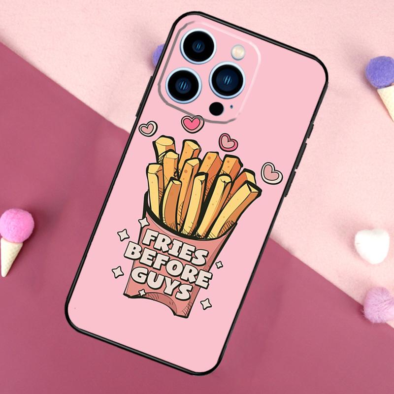French Fries Before Guys Phone Case For iPhone 16 15 14 13 12 11 Pro X XR XS Max Plus Soft Shell TPU Cover