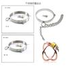 One-Piece Collar Bracelet Integrated Sexy Necklace Chain Cross Ring SM Adult Product Sex Tools