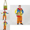 Premium Quality Unisex Masquerade Costume For Circus Clown Party Events