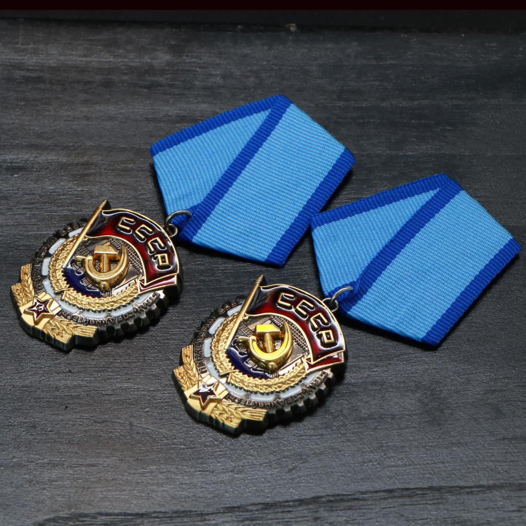 CCCP Order of the Red Banner of Labor of the Soviet Union Military Medal of the Former Soviet Union Russian Military Medal