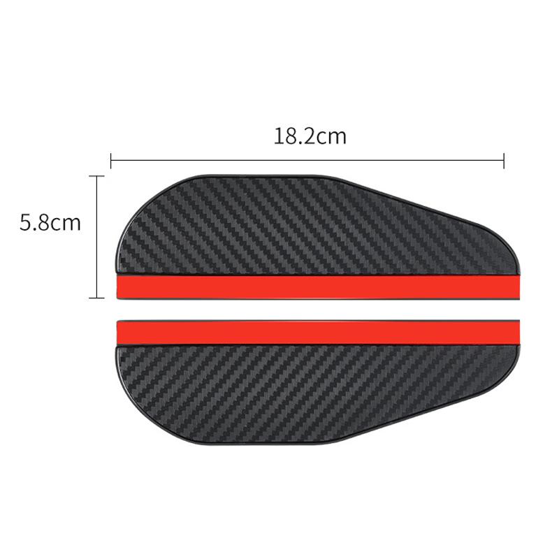 2/4Pcs Car Rearview Mirror Rain Eyebrow Sun Visor Rain Shield Protector Auto Rear View Rain Cover Snow Guard Car Accessories