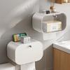 Toilet Paper Box Without Holes - High-end and Luxurious - Waterproof - Toilet Paper Holder In Rectangular Shape