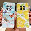 For Realme 13 Pro 5G Case RMX3990 Colorful Flowers Painted Cover Soft Slim Phone Case For Realme 13 Pro Plus Realme13 Pro+ Shell