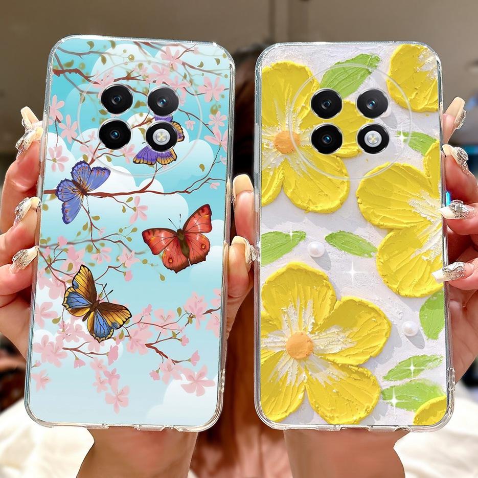 For Realme 13 Pro 5G Case RMX3990 Colorful Flowers Painted Cover Soft Slim Phone Case For Realme 13 Pro Plus Realme13 Pro+ Shell