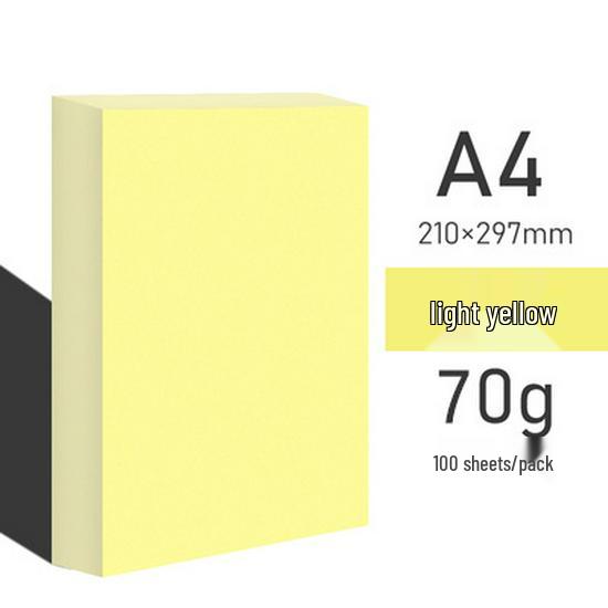A4 Colored Cardstock for Office, Origami, Kindergarten, Student DIY 