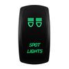 Boat Car Rocker Switch 12V/24V Waterproof Green Led SPST DPDT 20A for ARB/CARLING/NARVA/4x4 Pickup Truck JCB Machine Relays 5