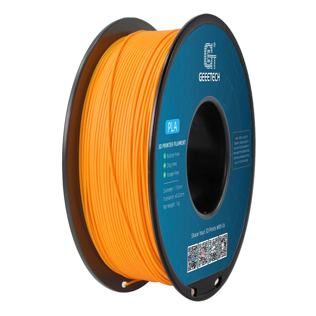 Geeetech 3D Printer Filament Pure PLA PETG Plastic 1.75mm, 1KG (2.2LBS), Tangle-Free, 3D Printing Materials, Vacuum Packaging