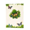 Foldable Flower and Butterfly Greeting Cards Romantic Paper Invitations Cards Elegant Creative 3D Greeting Card