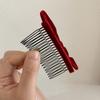Red Velvet Bowknot Hair Clip Hair Comb Bow Hairpin Sweet   Student