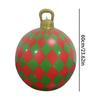 60cm Christmas Inflatable Decora Ball PVC Giant Big Large Balls Xmas Tree Decorations Toy Ball Without Light Ornament Balls