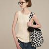 Flower Big Square Reversible Hobo Bag_Deep Navy