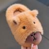Papuci Copii Capybara Drăguți la Modă Confortabili Păstrează Căldura Pantofi de Podea Papuci de Casă de Interior