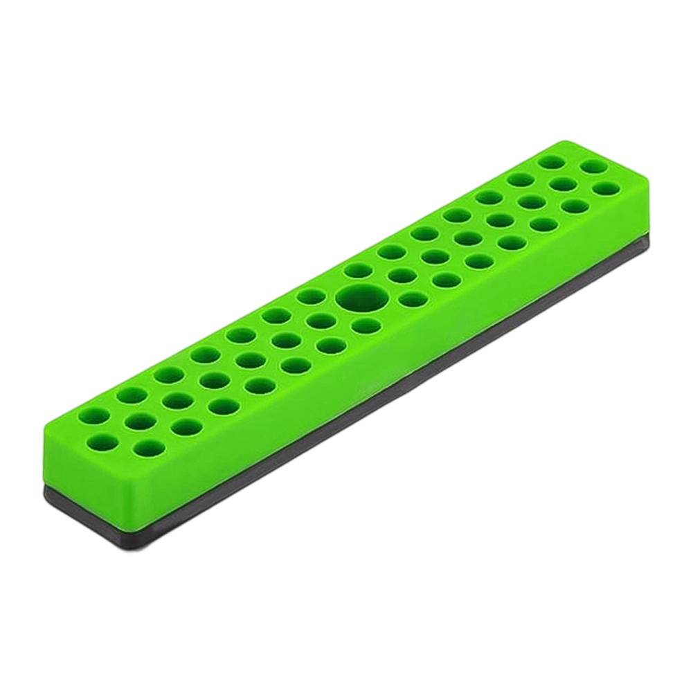 1 Pc Hex Bit Holder Organizer For 1/4inch Screwdriver 43 Holes Bit Storage Drill Bits Organizer Drill Bit Storage 180x20x31mm