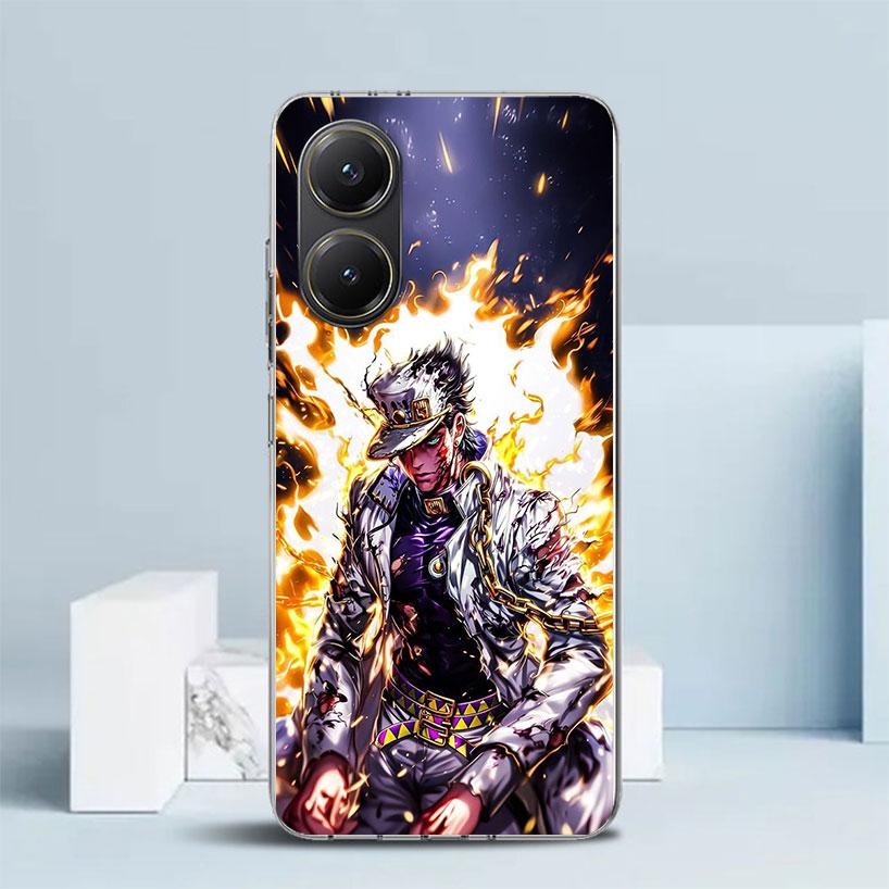 JoJo's Bizarre Adventure Kujo Jotaro Soft Cover for Xiaomi Poco F7 Ultra X7 X6 X5 Pro M7 Phone Case Redmi 15 15C 13 13C 12 12C 1