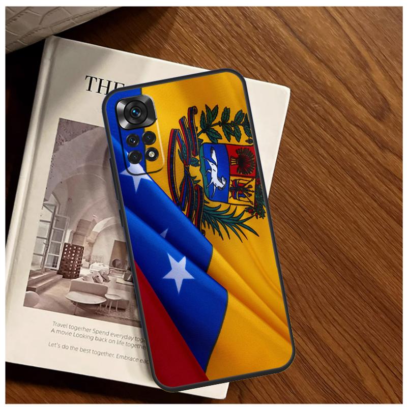 Venezuela Flag Coat Of Arms Case For Xiaomi Redmi Note 12 Pro 8 9 10 11 Pro 9S 10S 11S 12S 9A 9C 9T 10A 10C 12C Cover