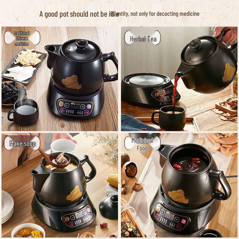 Bear 3L Smart Electric Ceramic Herbal Pot CN plug (adapter included)