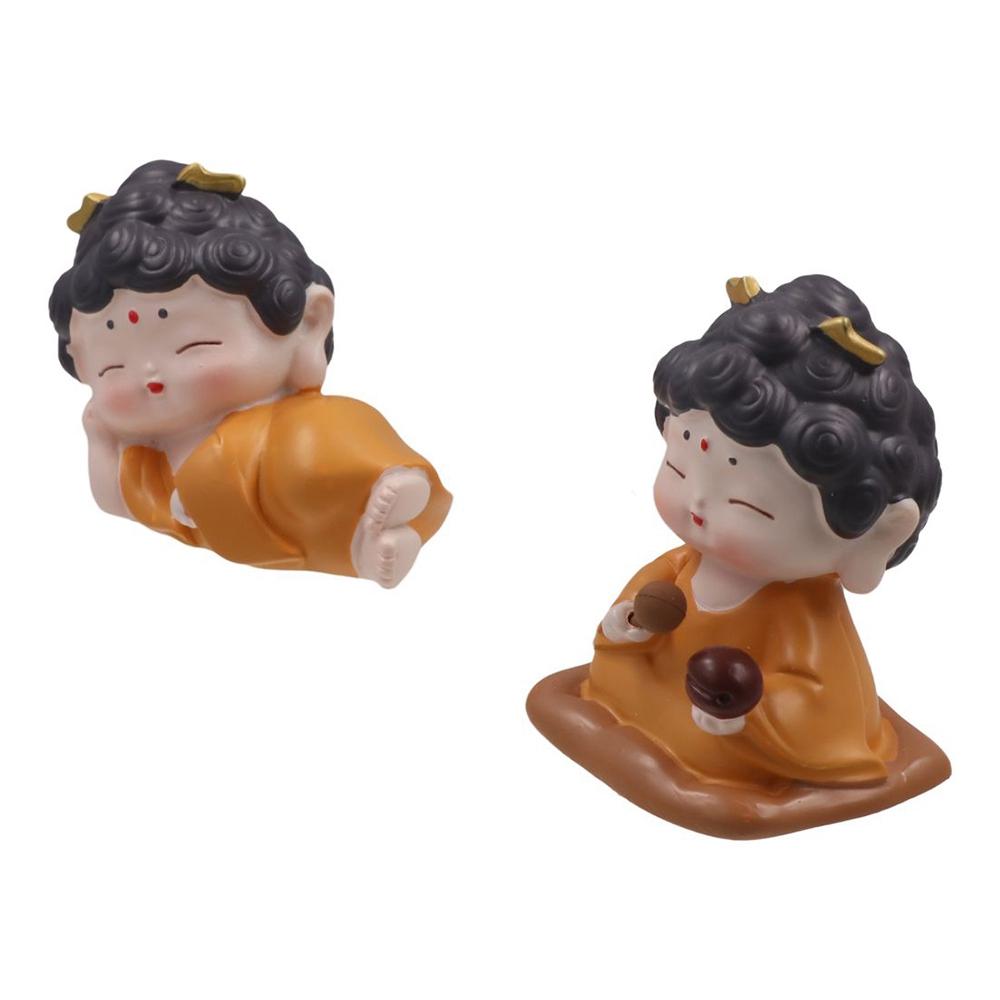 

Chinese Style Mini Buddha Guanyin Statues Resin Craft Buddha Ornaments Bedroom Style 5