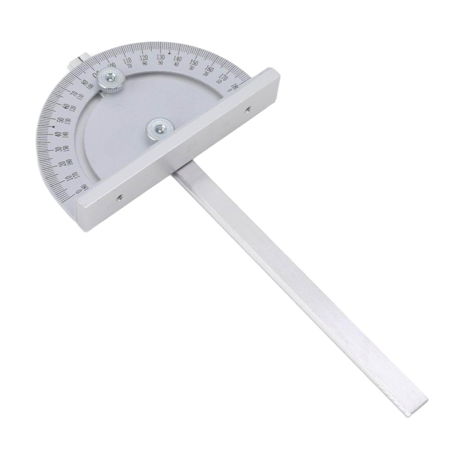 

180 Degree Protractor Woodworking Engraving Protractor Aluminum Alloy Protractor