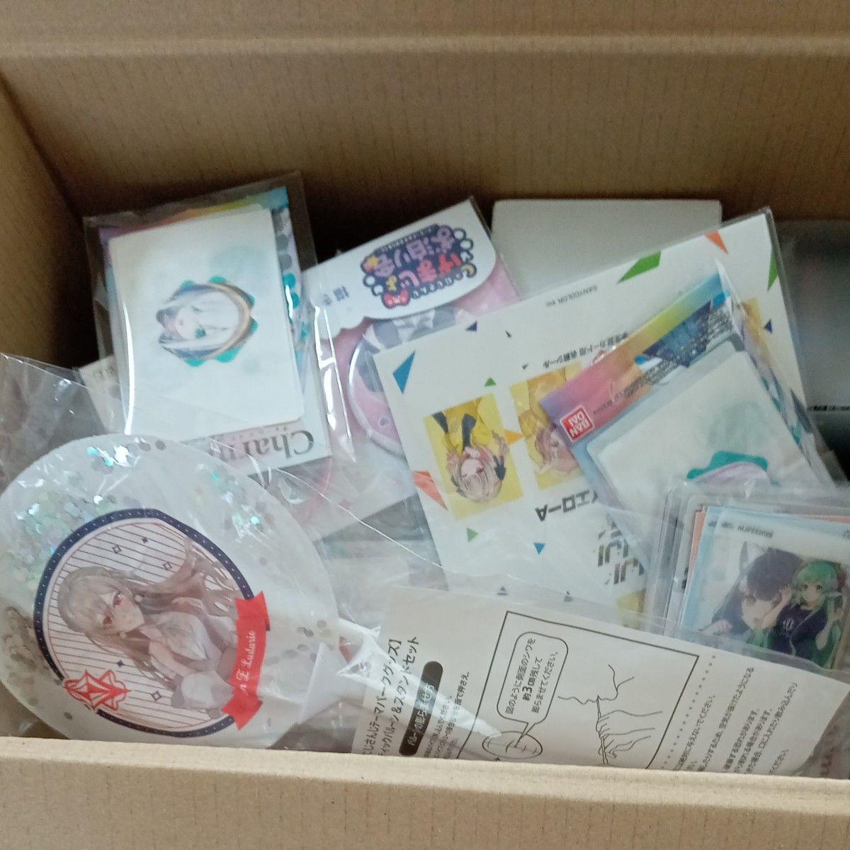 Used Nijisanji Female Liver Can Badges, Paper Items, Clear Files Bulk Sale 80 Size