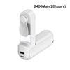 New Handheld Electric Fan USB Desktop Fan with LED Light Portable Mini Small Fan Mobile Phone Charging Bank Phone Stand Students