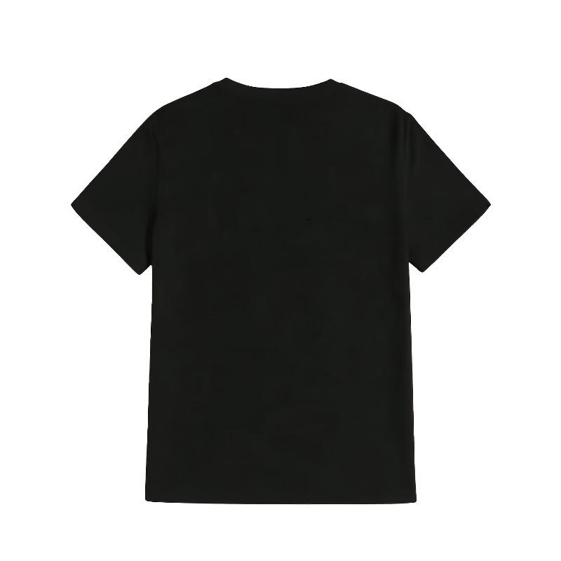 Black T Shirt with Orange Classic Car And Legends Never Die Print for Men Casual Streetwear Fashion, Plus Size