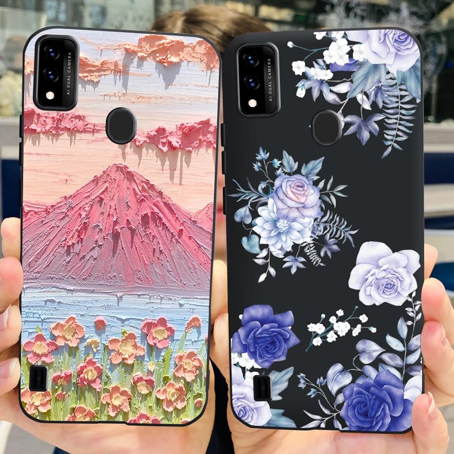 For ZTE Blade A51 A71 Case New Fashion Painted Back Cover Shockproof Phone Case For ZTE Blade A71 A7030 BladeA51 Soft TPU Fundas