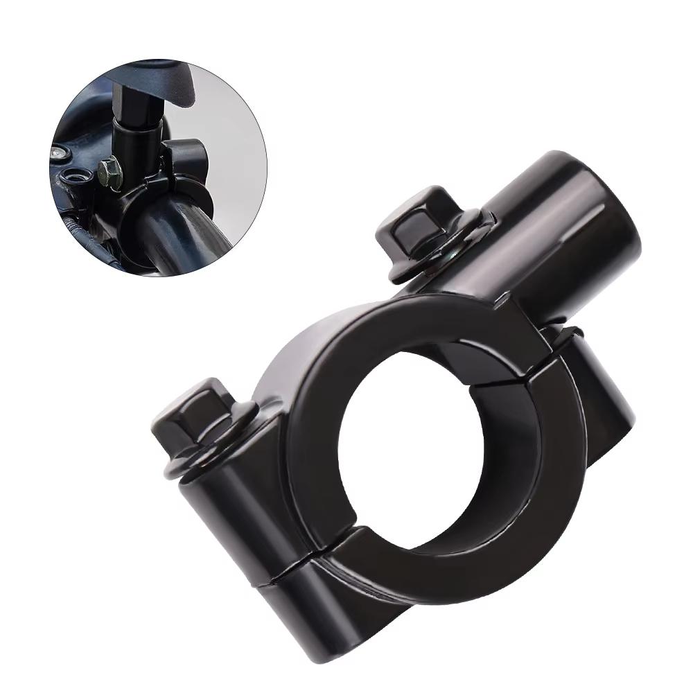 Motorcycle Mirror Mount 1PC 8MM / 10MM Motorcycle Modified Rearview Mirror Seat Moto Mirror Bracket Adapter Handlebar Bracket