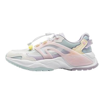 Li Ning Kids Sports Lifestyle Series Synthetic Leather Fabric Comfortable Fashionable Aesthetic Simple Low Top Casual Shoes YKCV062-4