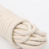 KMT 1 Stück geflochtenes Seil aus natürlicher Baumwolle, Allzweck-Wäscheleine, 4 mm x 10 m(0,16 Zoll x 32,8 Fuß)