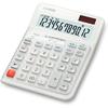 Casio Ergonomic Calculator, Left-Handed, 12 Digits, Day & Time Calculation Function, Desk Type, White, DE-12D-L-WE-N, Eco Mark Certified
