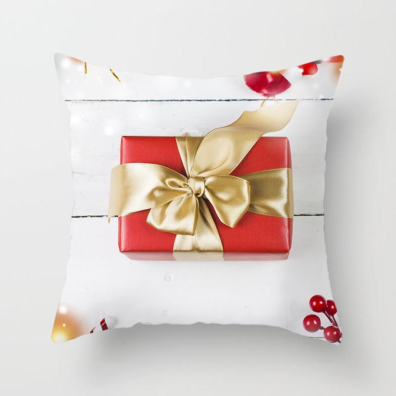 Merry Christmas Throw Pillow Cover Christmas Red Throw Pillow Cover For Sofa Home Decor