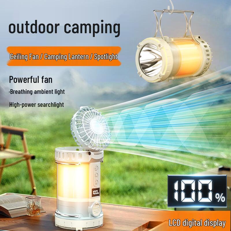 Multifunctional Camping Lantern with Fan