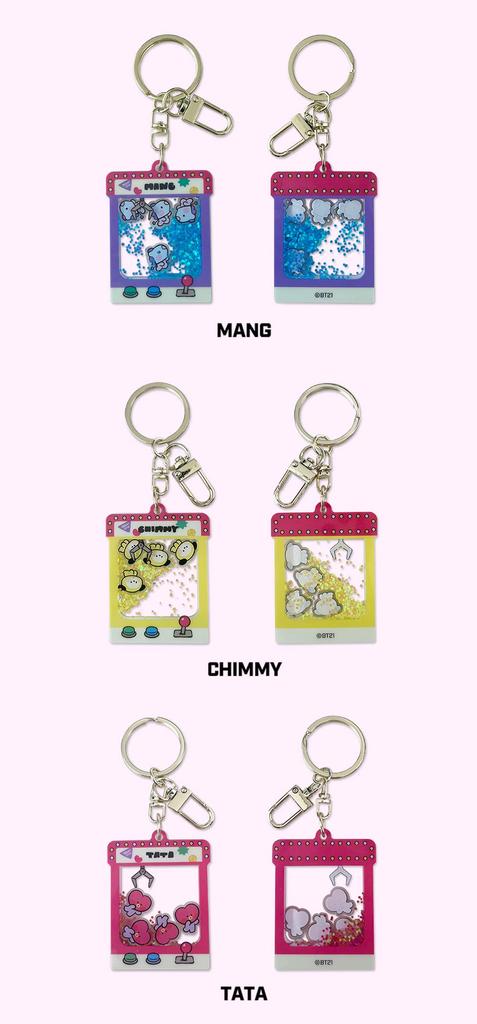 Llavero de Brillo BT21 minini de Solomon Shoji (MOZA SIMPÁTICA)