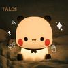 Cartoon Panda Night Light LED Lamp Touch Control Dimmable Soft Lighting Flicker Free Novelty Animal Touch Night Lamp