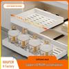 Adjustable Pull-Out Cabinet Basket for Under-Sink Storage