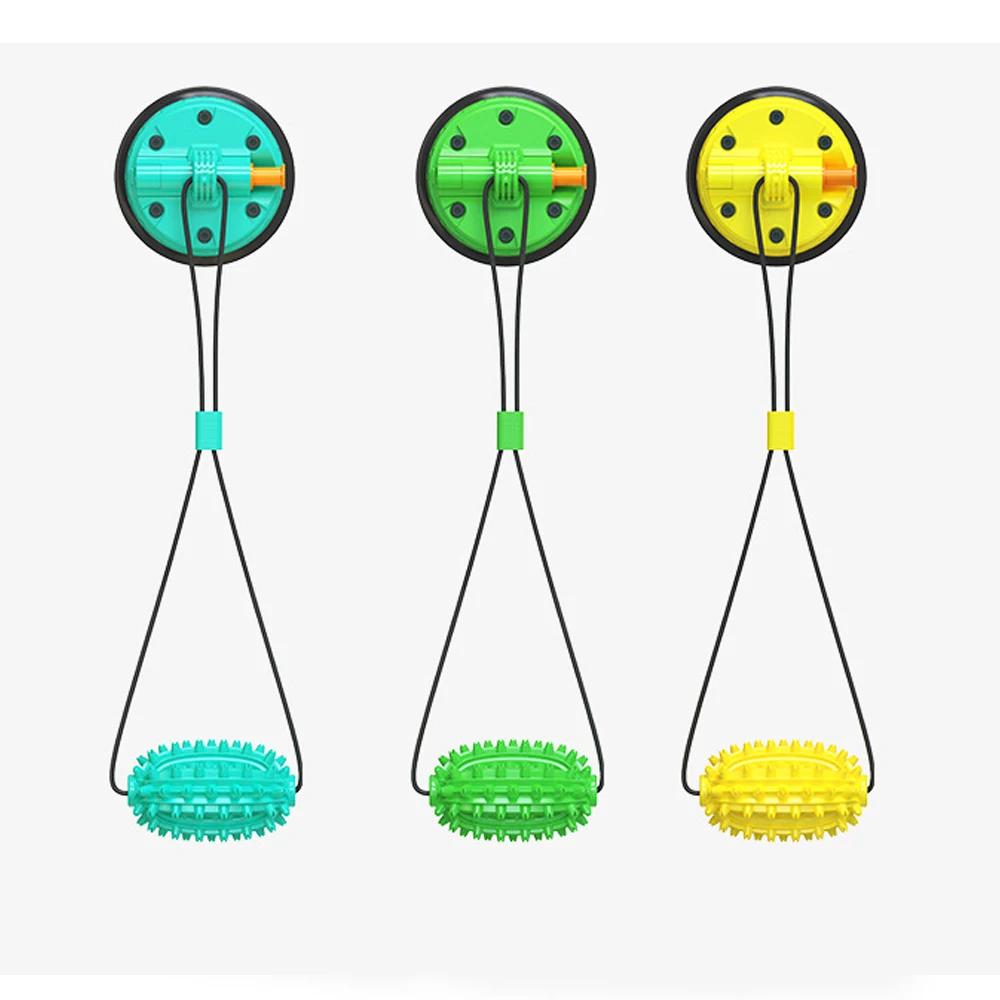 Smart Hund Sugekopp Tauleik Hundeleke Hundetauleker for Tyggere Tannrengjøring Interaktiv Kjæledyr Tauleke for Kjedsomhet