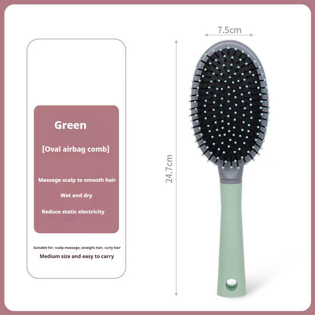 Airbag Comb High Skull Top Big Curved Comb Fluffy Hair Massage Styling Girls Comb