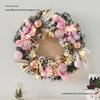 Creative Christmas Door & Window Wreath - Rattan Wall Hanging Ornament for Holiday Decor